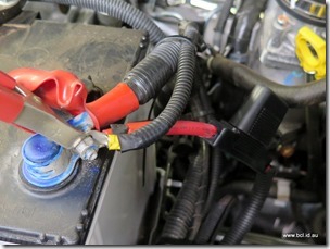 Aux Car Battery Connection and Fuse