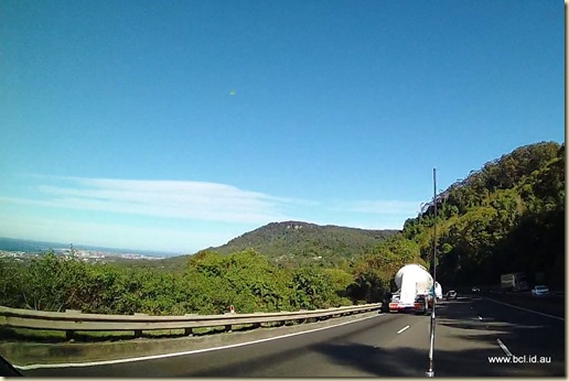 Wollongong from Mount Ousley