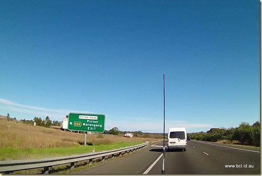 The Picton Turnoff to Wollongong