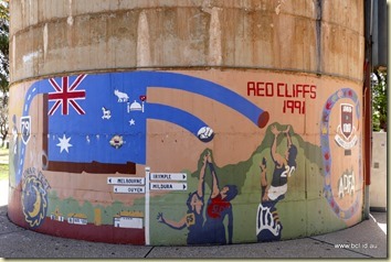 Red Cliffs Water Tower Mural