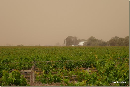 Red Cliffs Dust Storm