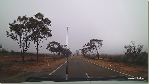 Foggy Morning leaving Broken Hill