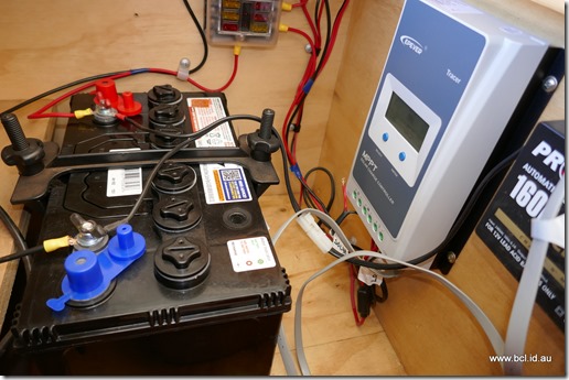 210228 006 Teardrop Camper New Battery 100Ah