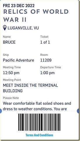 Luganville Tour Ticket