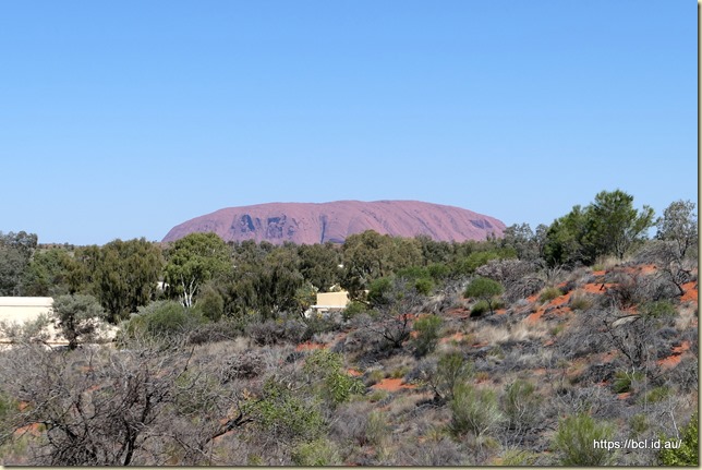 Uluru from Ayres Rock Resort