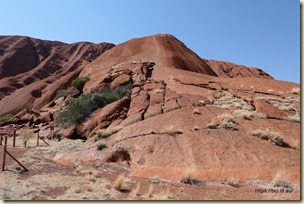 Uluru - at the old climb
