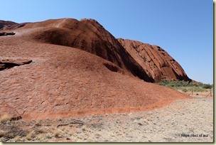 Uluru - at the old climb