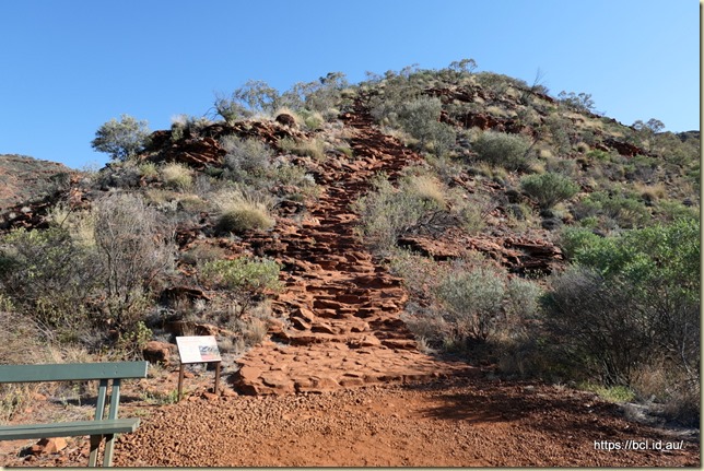 Start of the Rim Walk Kings Canyon