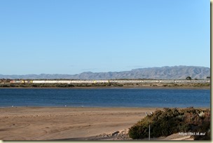 The Ghan Leaving Port Augusta