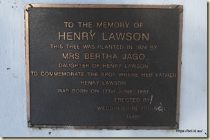 Grenfell - Henry Lawson Birthplace