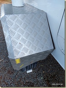 Mudguard Damage after hitting Kangaroo