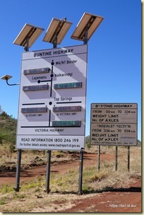 Victoria and Buntine Highways Rest Area