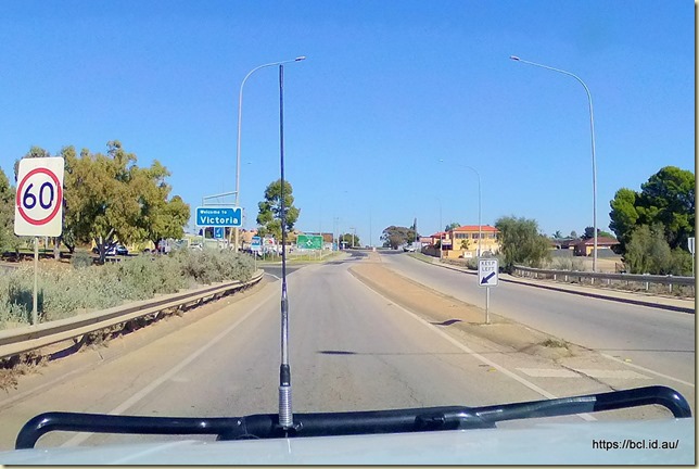 Entering Victoria