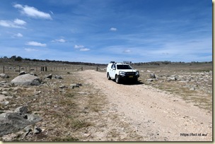 Driving to Lake Eucombene
